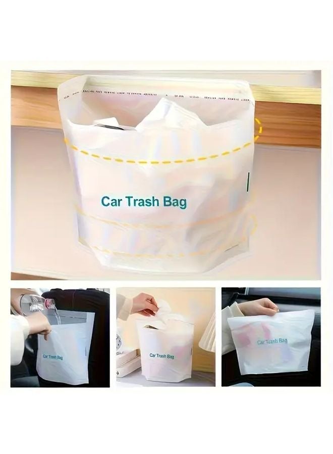 80 قطعة من أكياس القمامة القوية التي لا تتسرب للاستخدام لمرة واحدة للسيارة والسفر والتخييم والمكتب - Image 4